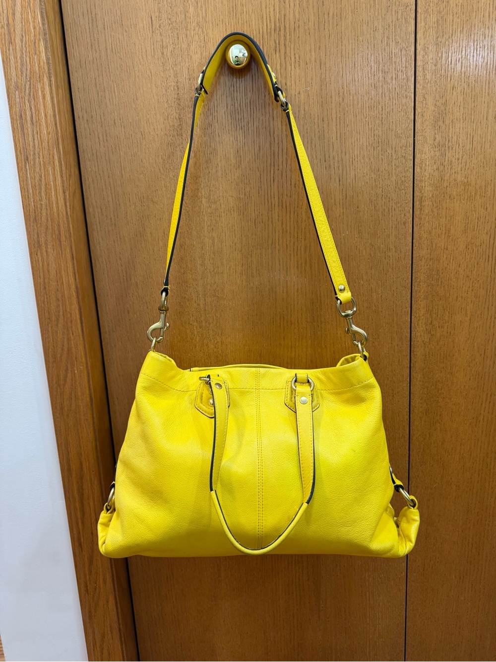 Coach Ashley Leather Satchel Bag